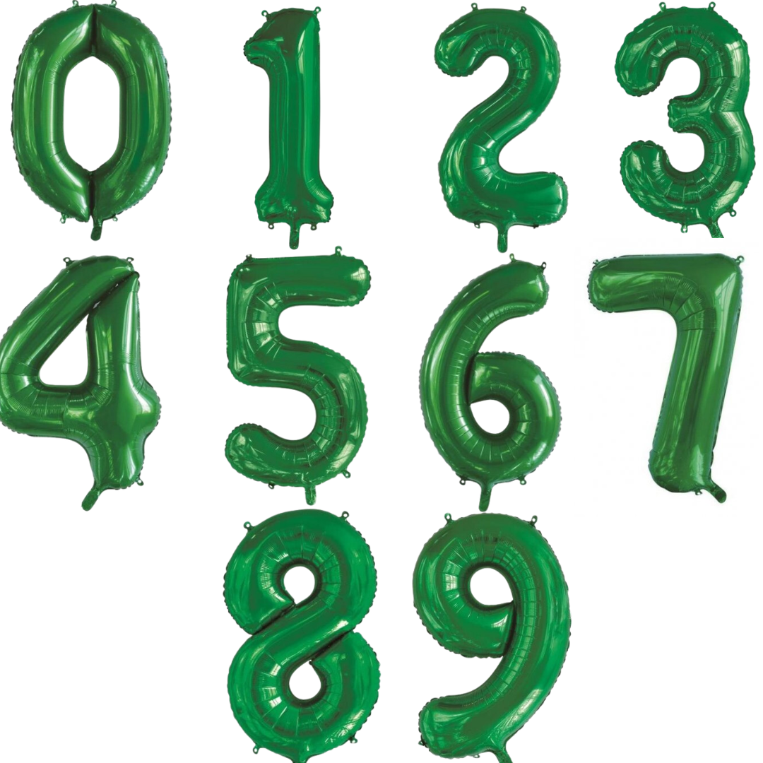 2 Large Number Bouquet and 10 latex