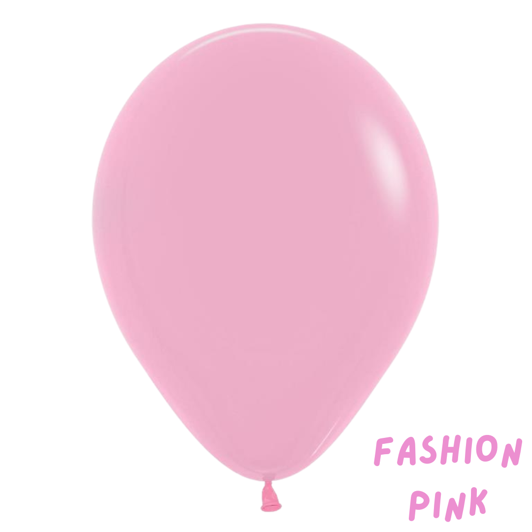 12 Latex Balloon Bouquet in Fashion Colours of Your Choice