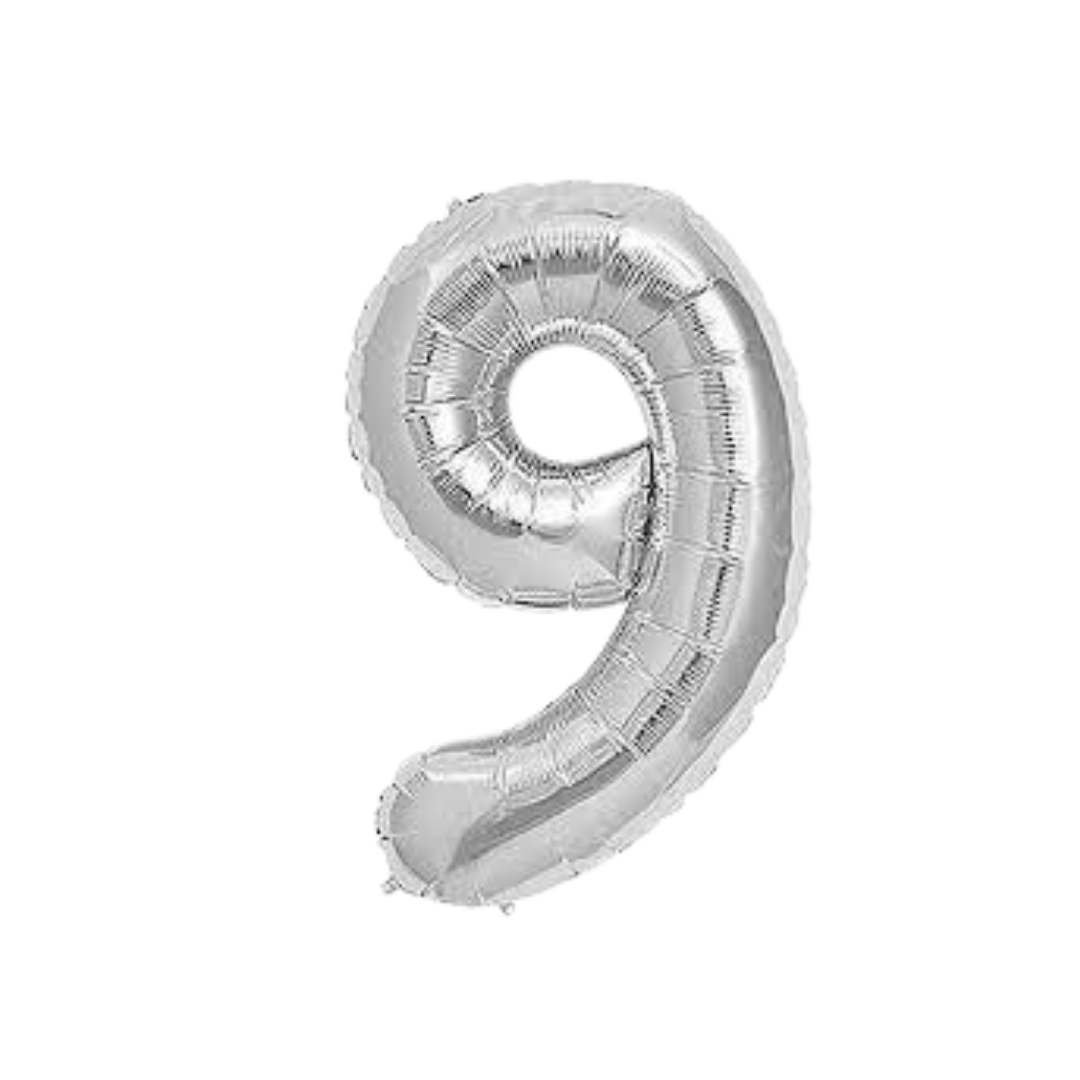 Number Balloon and 6 latex