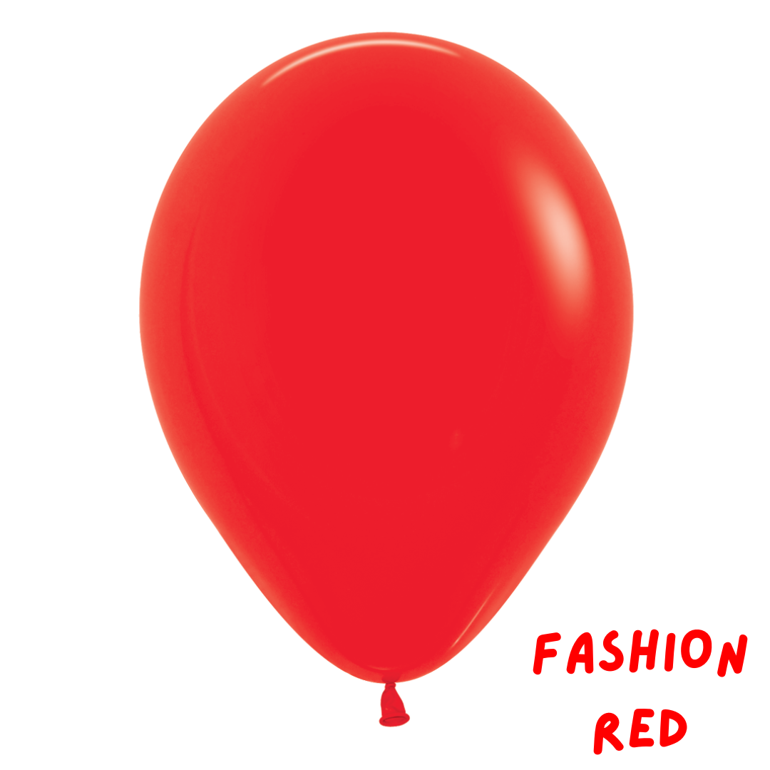 12 Latex Balloon Bouquet in Fashion Colours of Your Choice