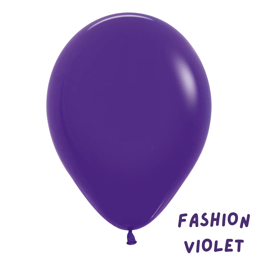 12 Latex Balloon Bouquet in Fashion Colours of Your Choice