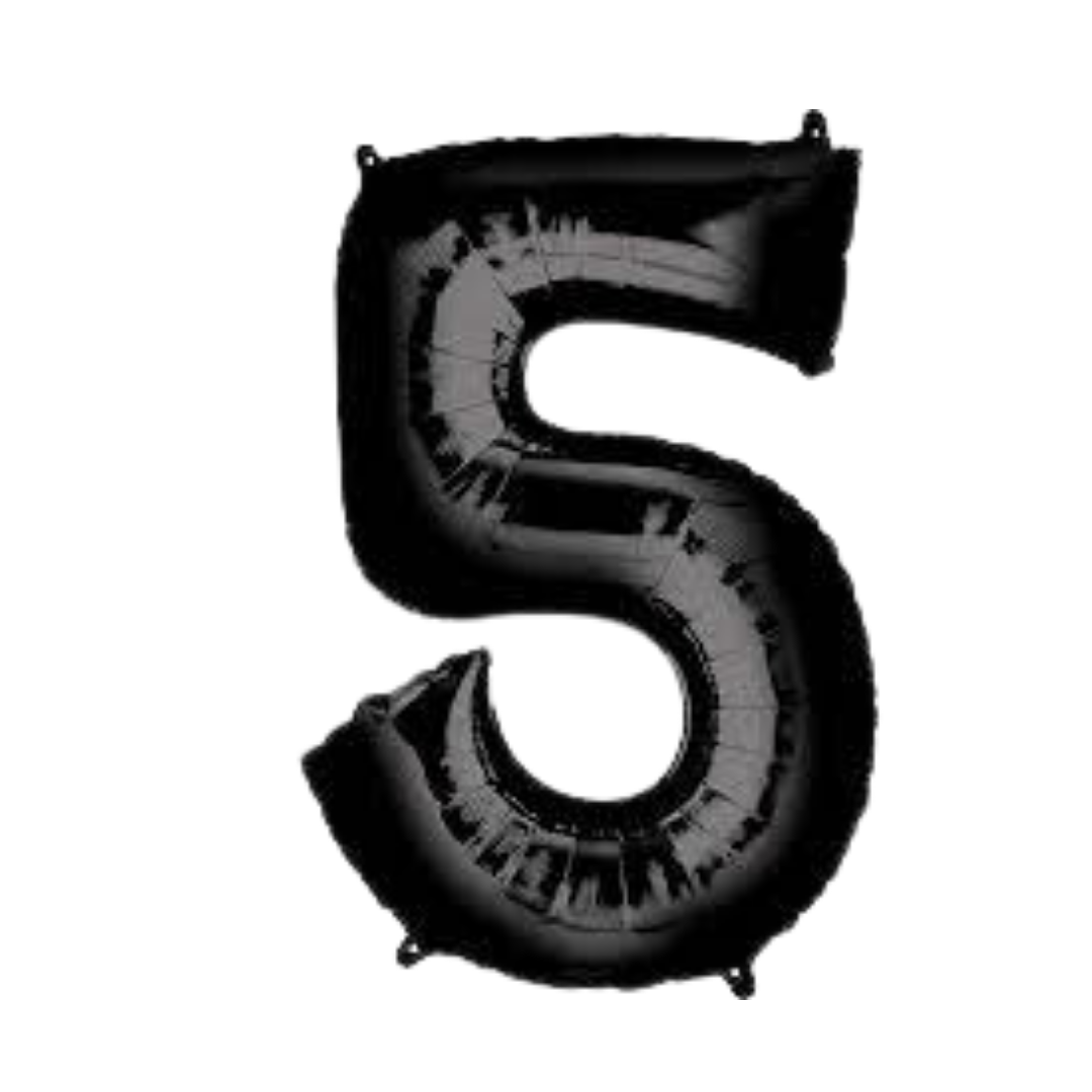 Number Balloon and 6 latex