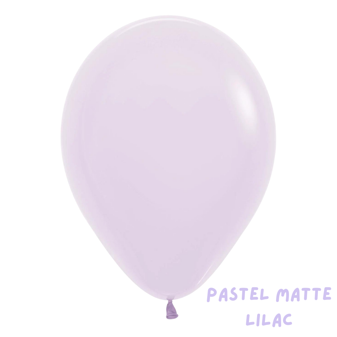 12 Pastel Matte Latex Balloon Bouquet in pastel colours of your choice