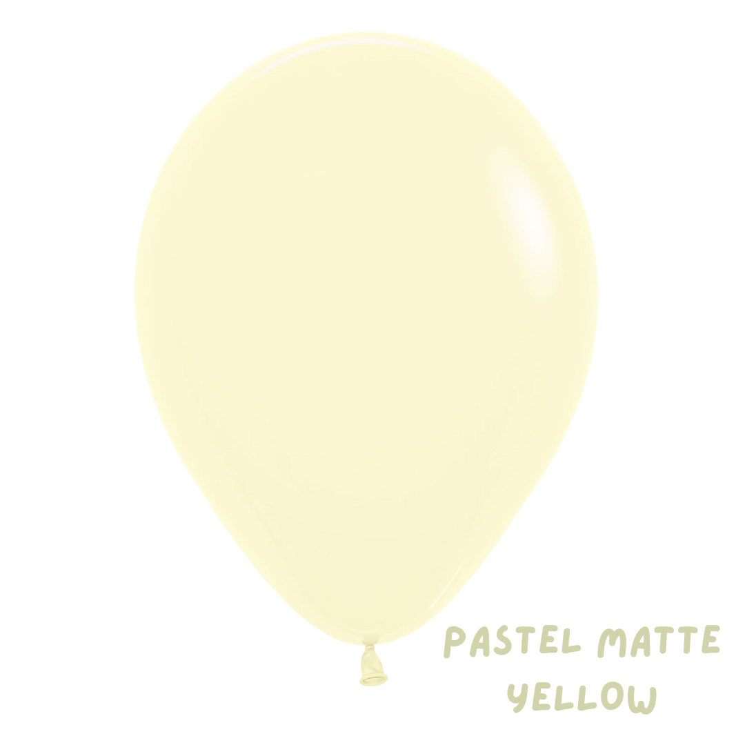12 Pastel Matte Latex Balloon Bouquet in pastel colours of your choice