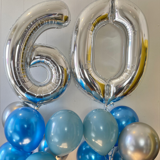 2 Large Number Bouquet and 12 Latex