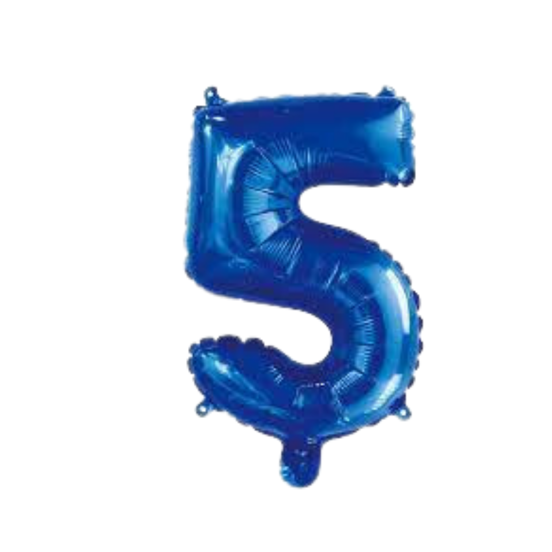 Number Balloon and 6 latex