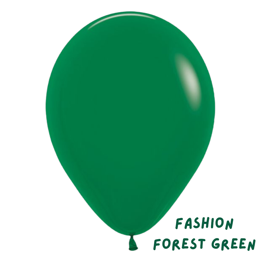 12 Latex Balloon Bouquet in Fashion Colours of Your Choice