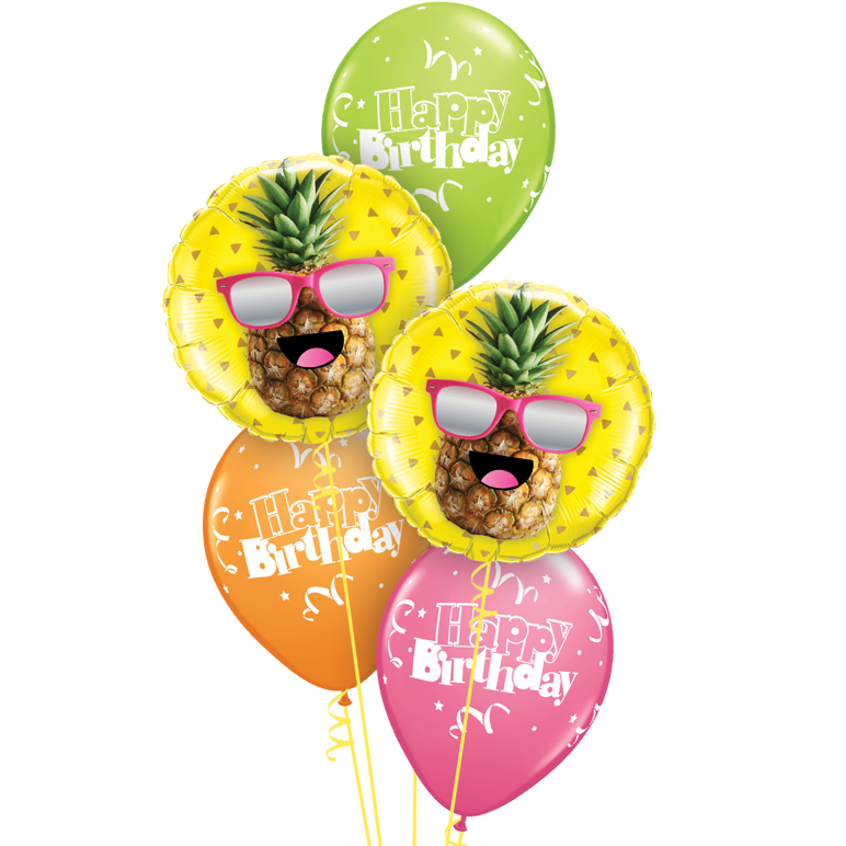 Happy Pineapple Happy Birthday Bouquet