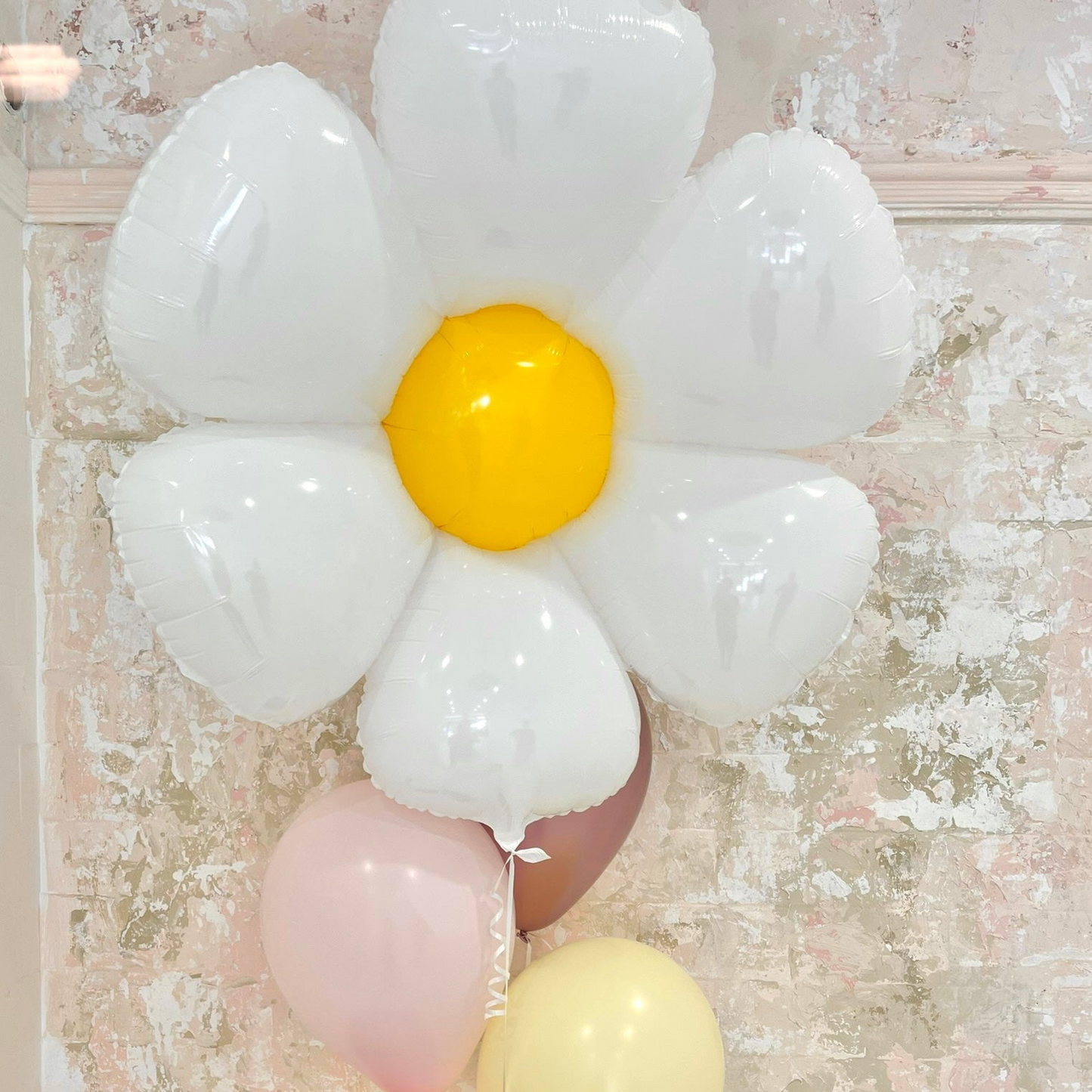 Daisy and 6 latex balloons