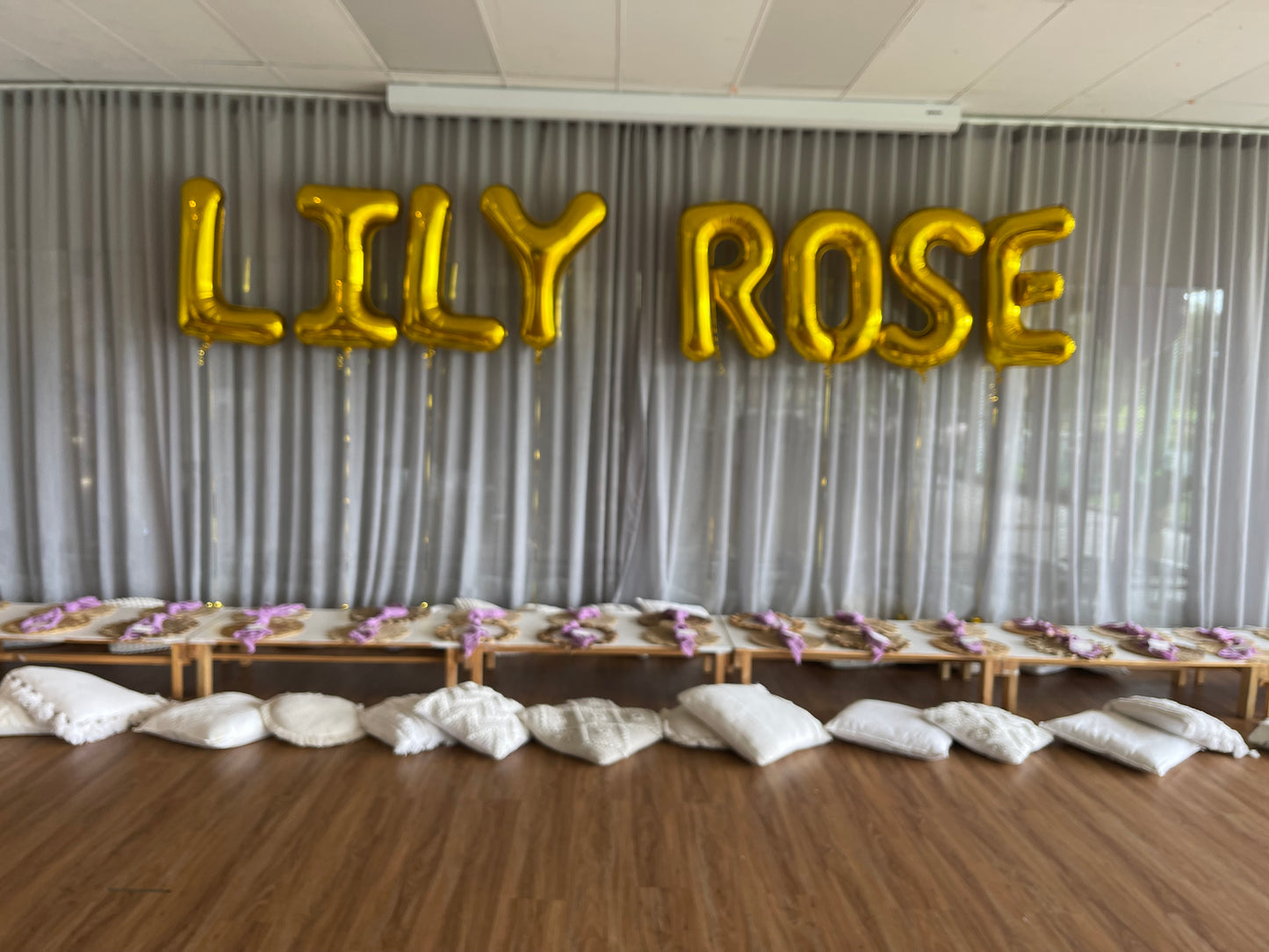 Gold Letter W Balloon - 86cm