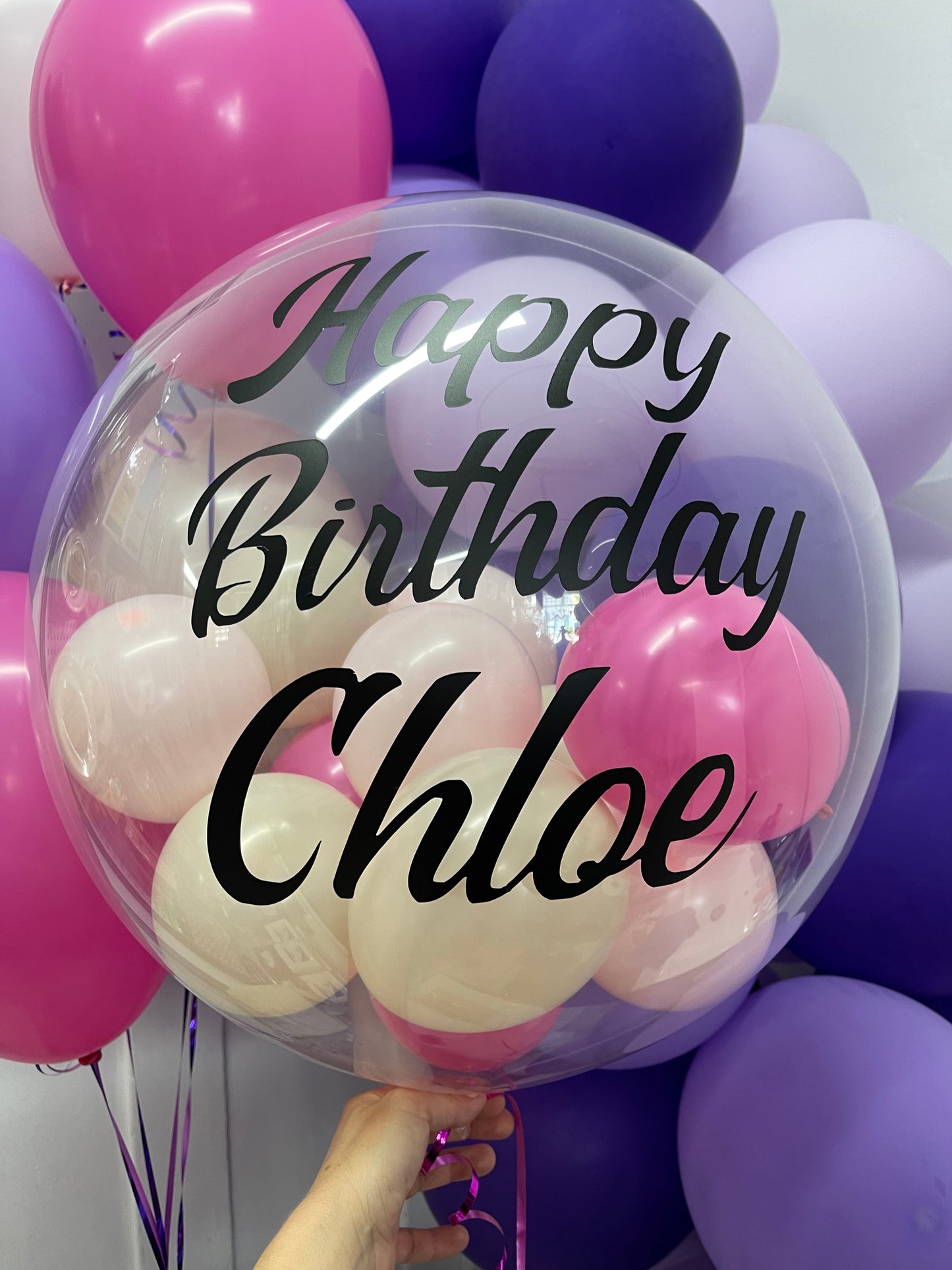Custom - Personalised Clear 60cm Bubble Balloon