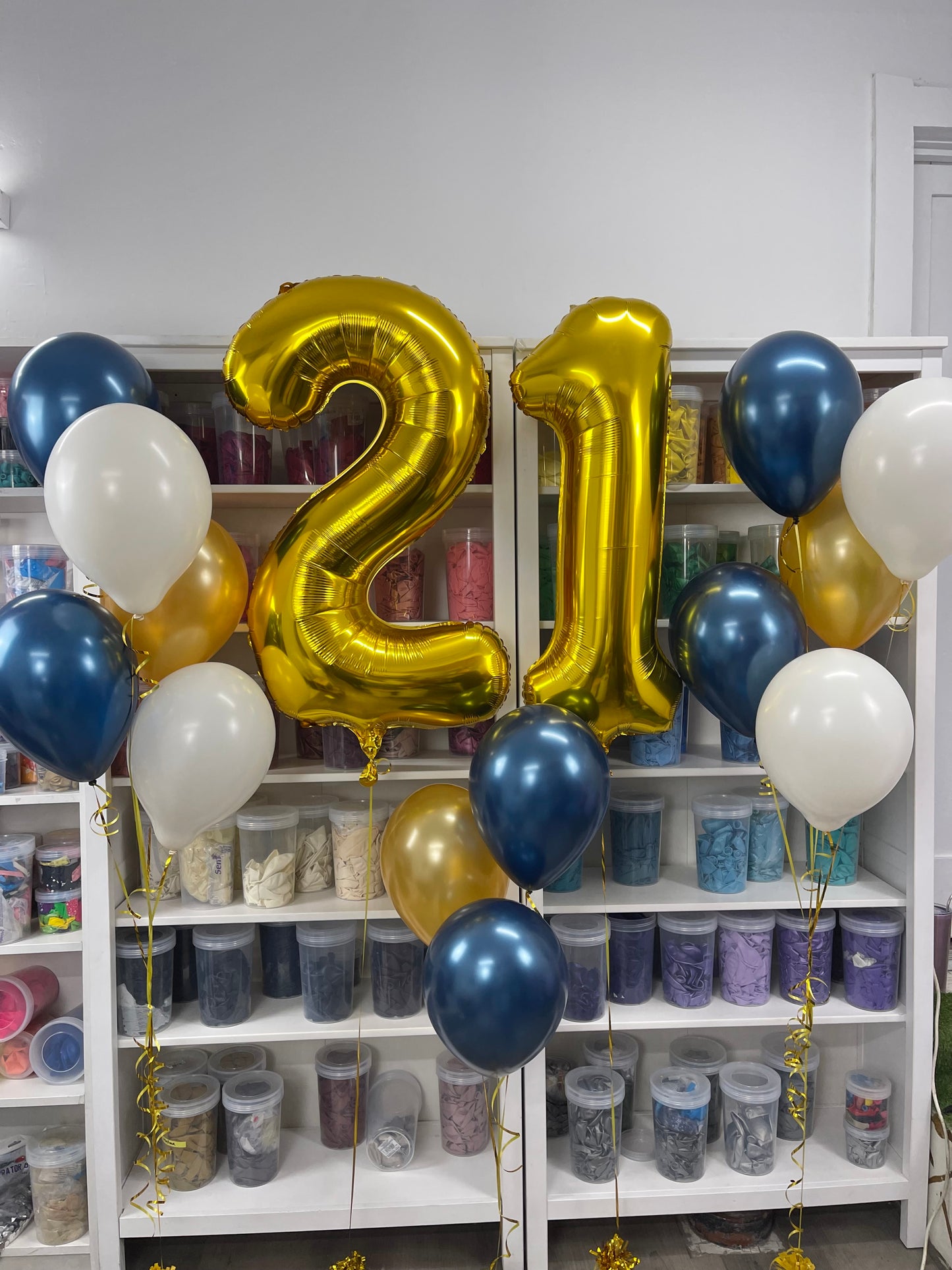 2 Large Number Bouquet and 12 Latex