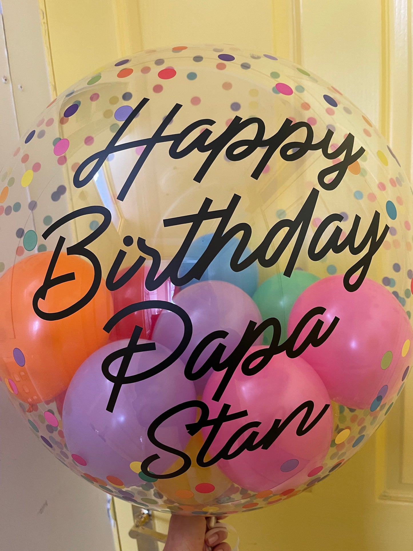 Custom - Personalised Clear 60cm Bubble Balloon