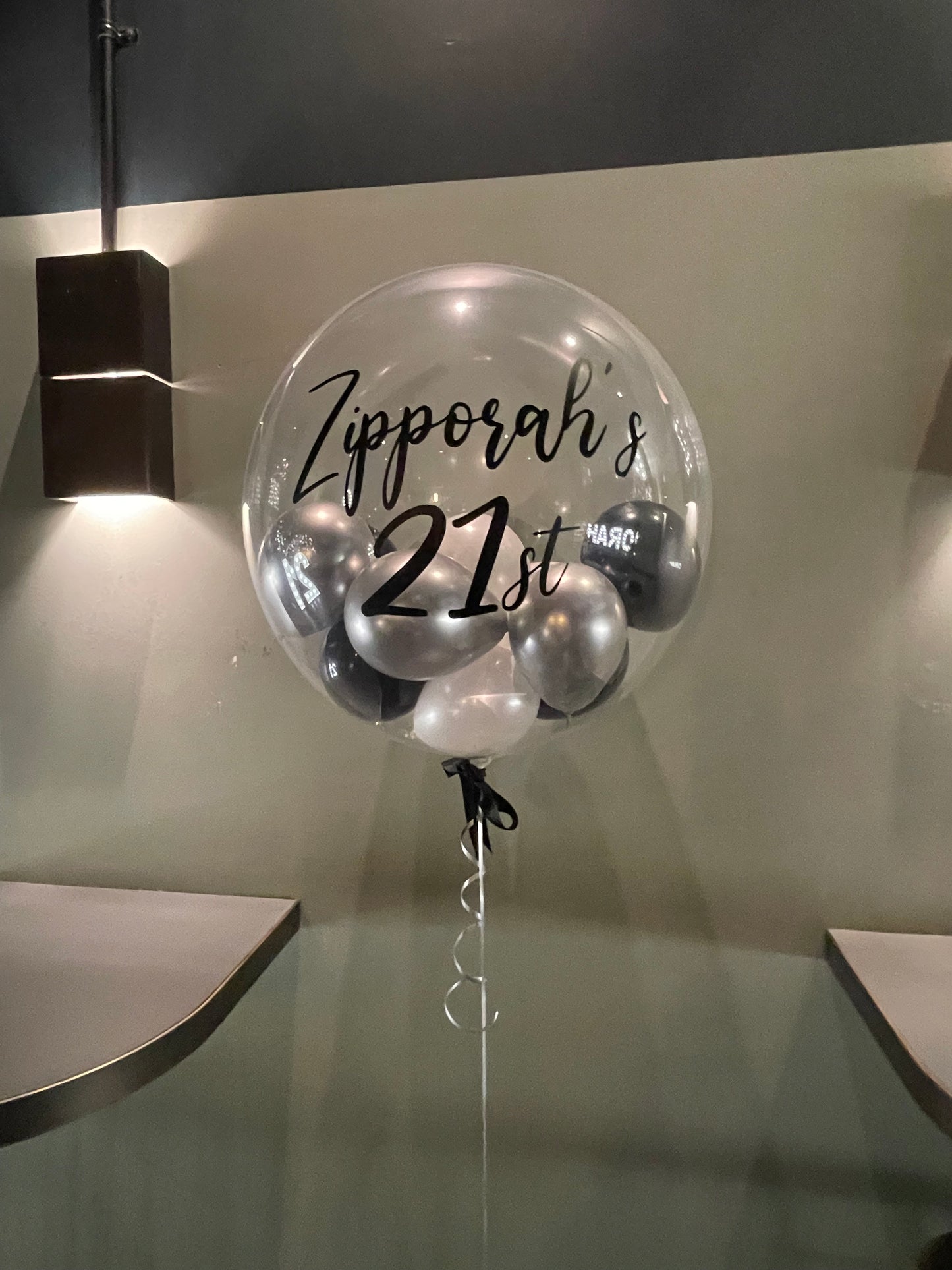 Custom - Personalised Clear 60cm Bubble Balloon