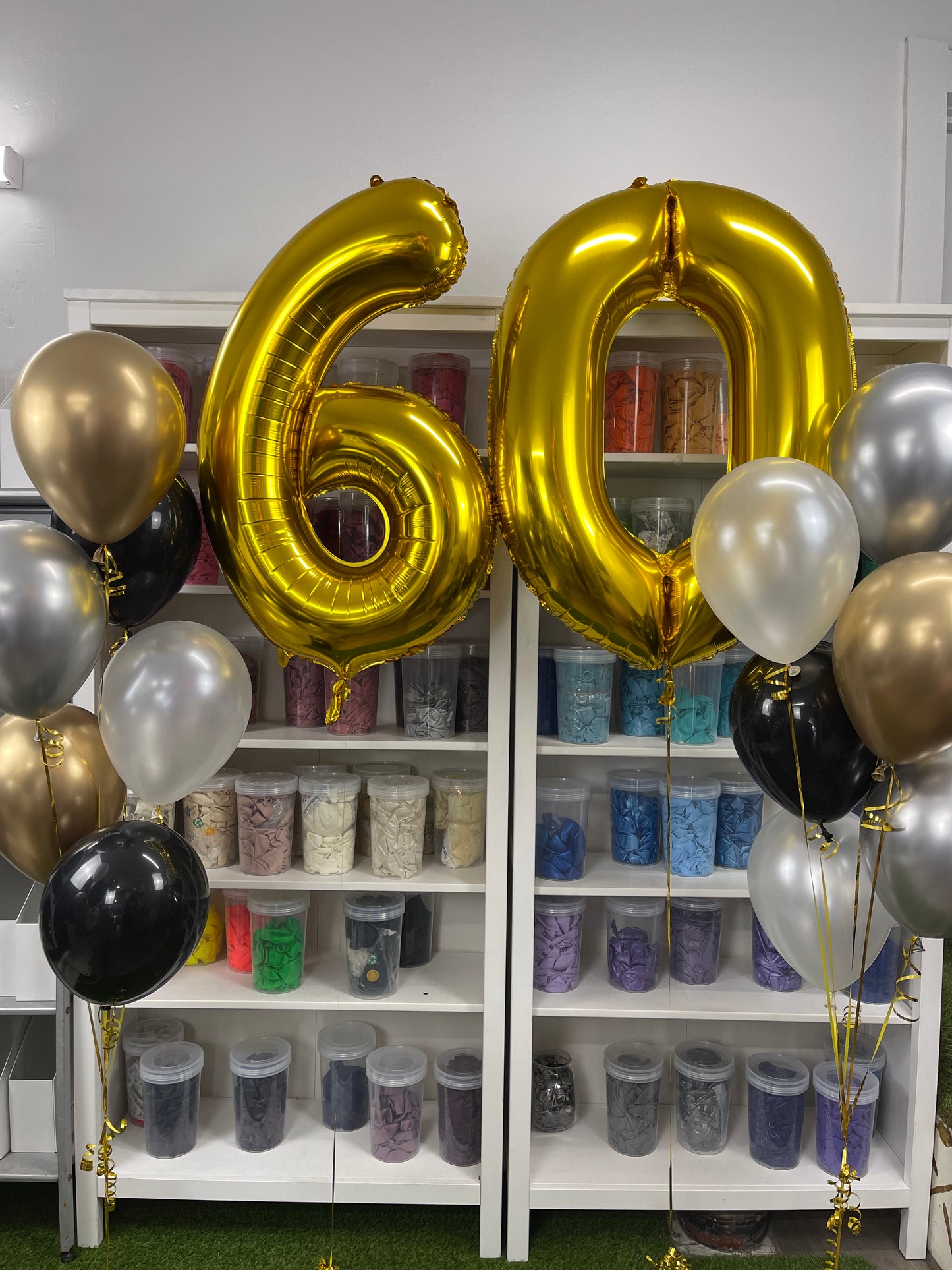 2 Large Number Bouquet and 12 Latex