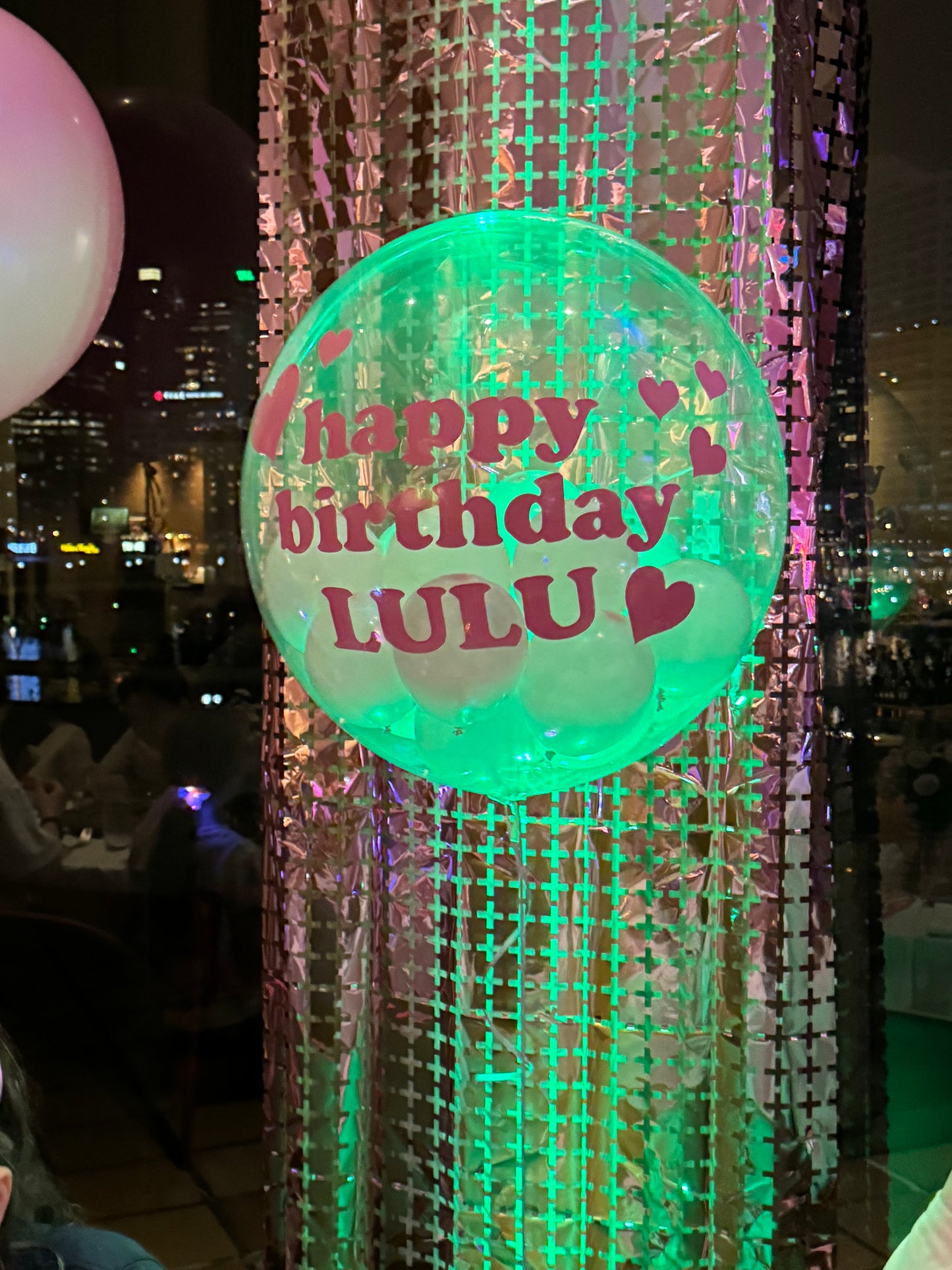 The Lulu Bubble Balloon - Customised (Clear Bubble Balloon)