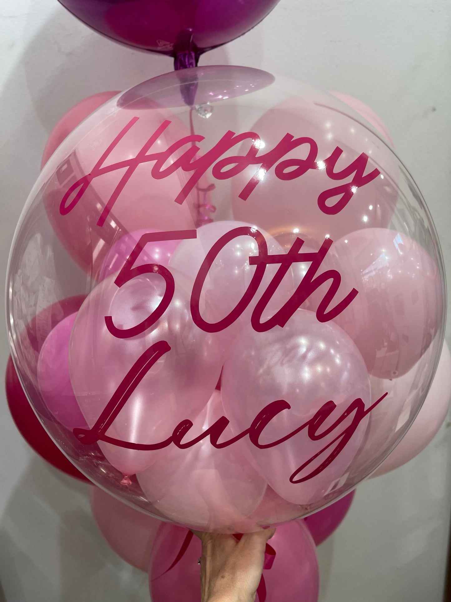 Custom - Personalised Clear 60cm Bubble Balloon