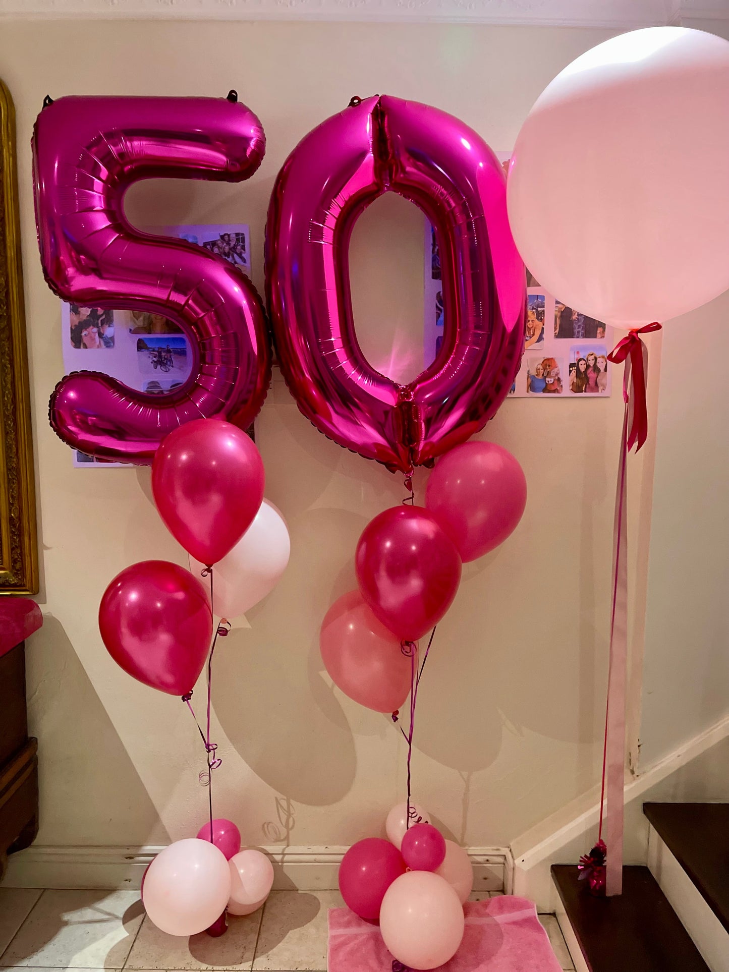 2 Large Number Bouquet and 10 latex