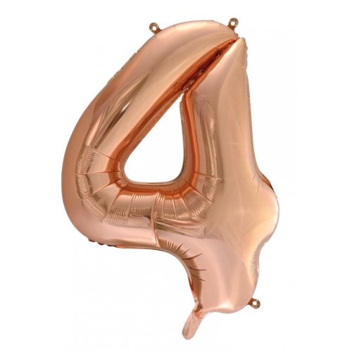 Rose Gold - Large Number 86cm