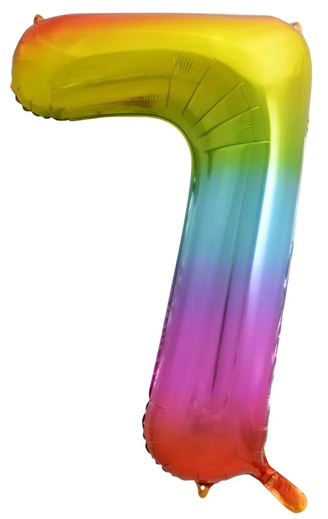 Rainbow - Large Number 86cm
