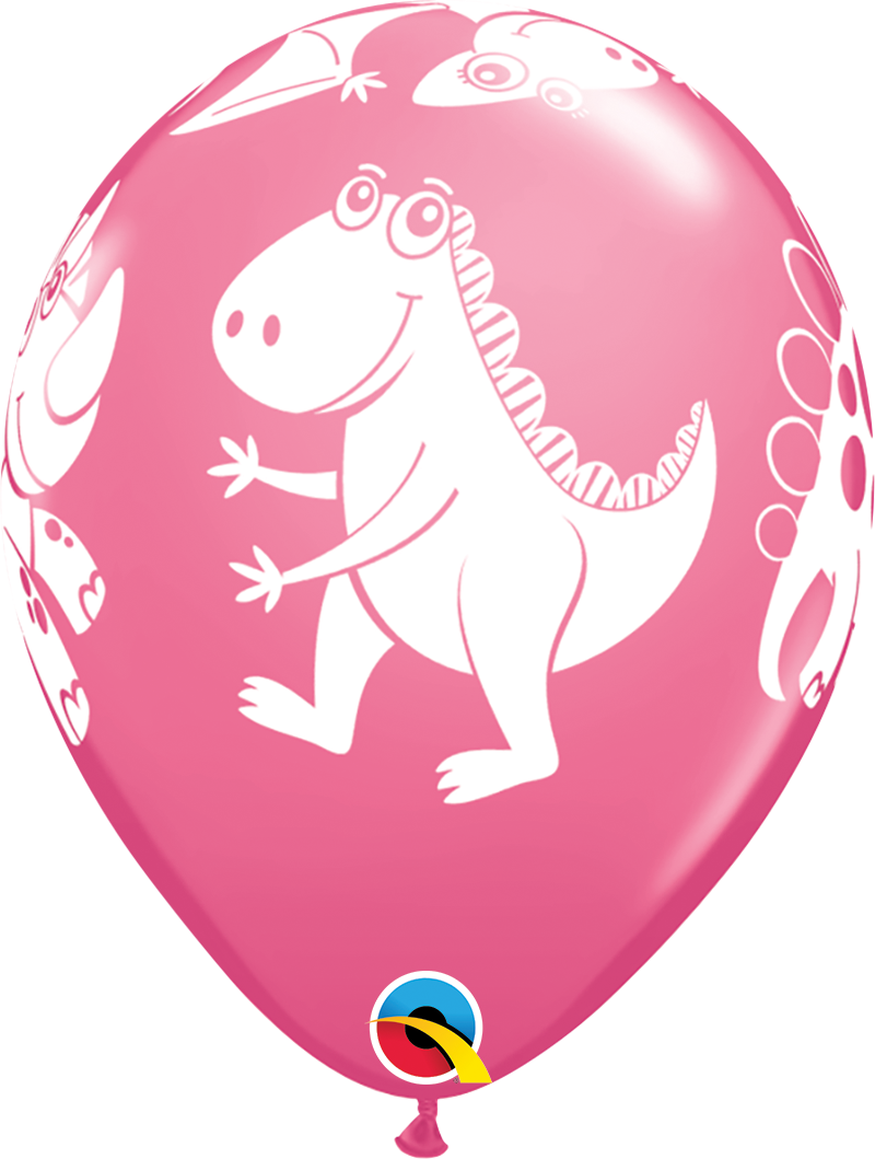 Cute & Cuddly Dinosaurs Latex Balloons