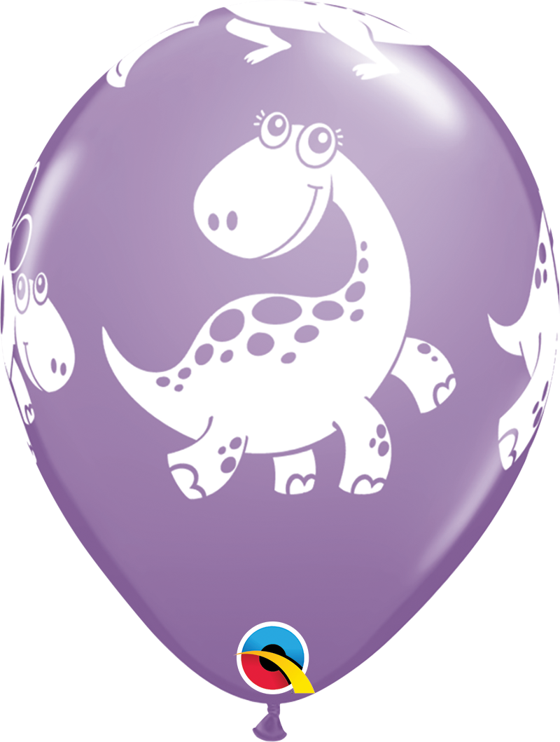 Cute & Cuddly Dinosaurs Latex Balloons