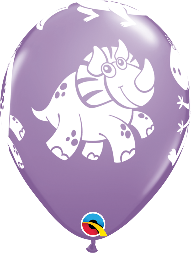 Cute & Cuddly Dinosaurs Latex Balloons