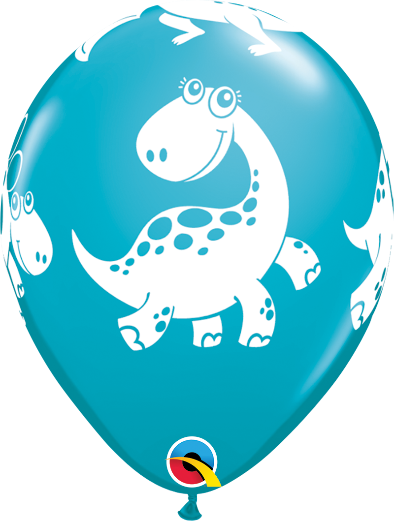 Cute & Cuddly Dinosaurs Latex Balloons
