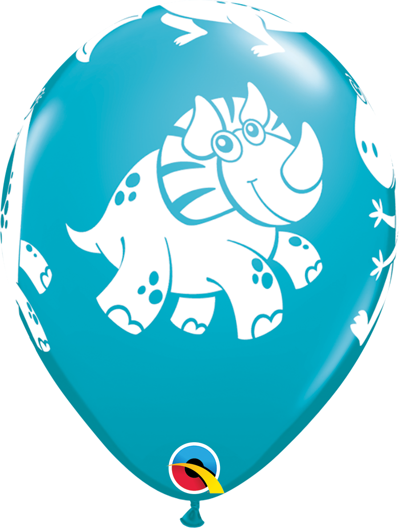 Cute & Cuddly Dinosaurs Latex Balloons