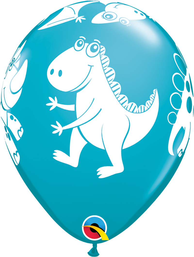 Cute & Cuddly Dinosaurs Latex Balloons
