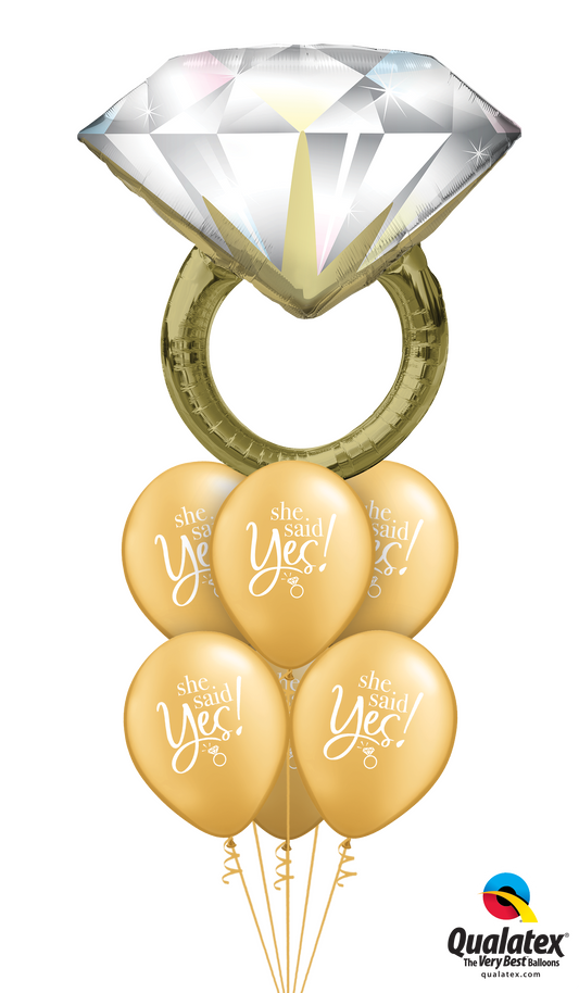 Diamond's ARE a girl's best friend! bouquet