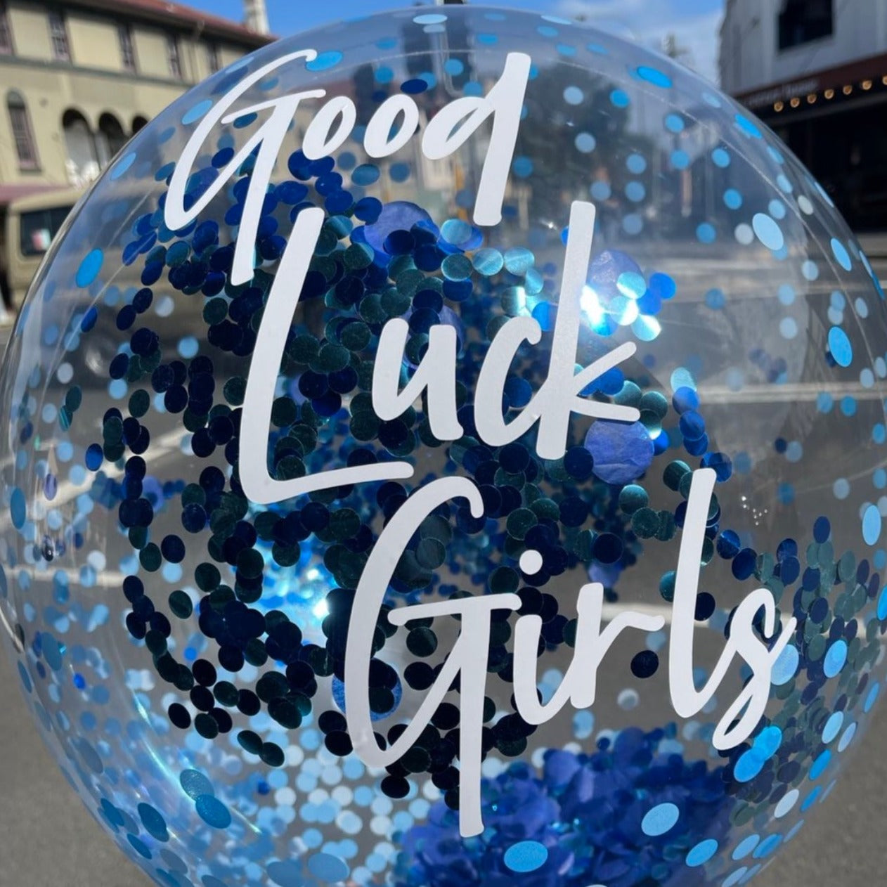 Bubble Balloons - Customised (Clear Bubble Balloon) Good Luck