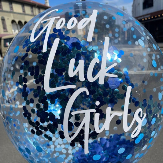 Bubble Balloons - Customised (Clear Bubble Balloon) Good Luck