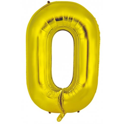 Gold Letter O Balloon - 86cm