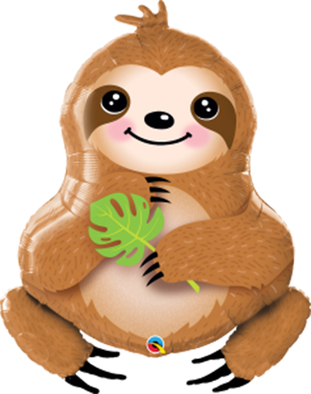 Sweet Sloth 99cm foil helium balloon