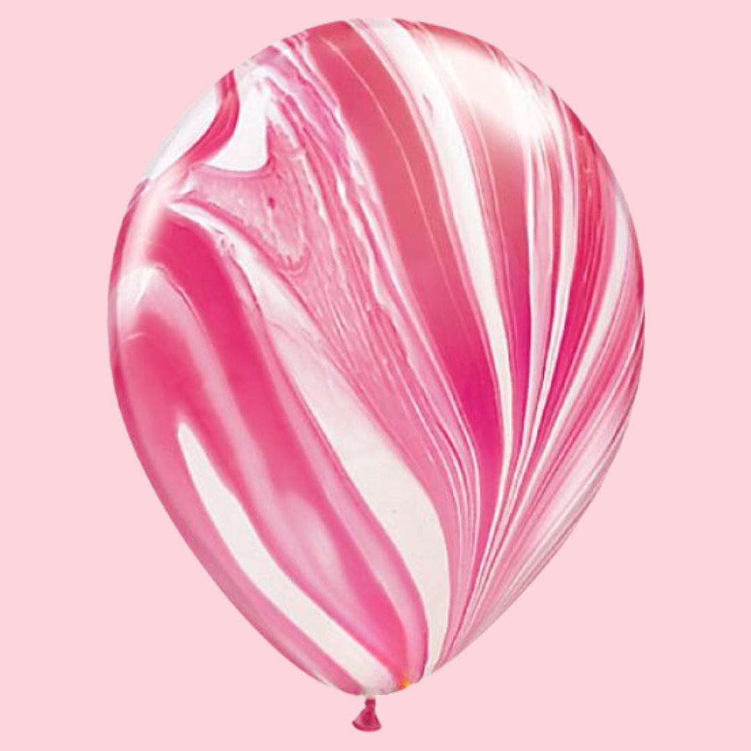 3 x 28cm Agate Latex Helium Balloons