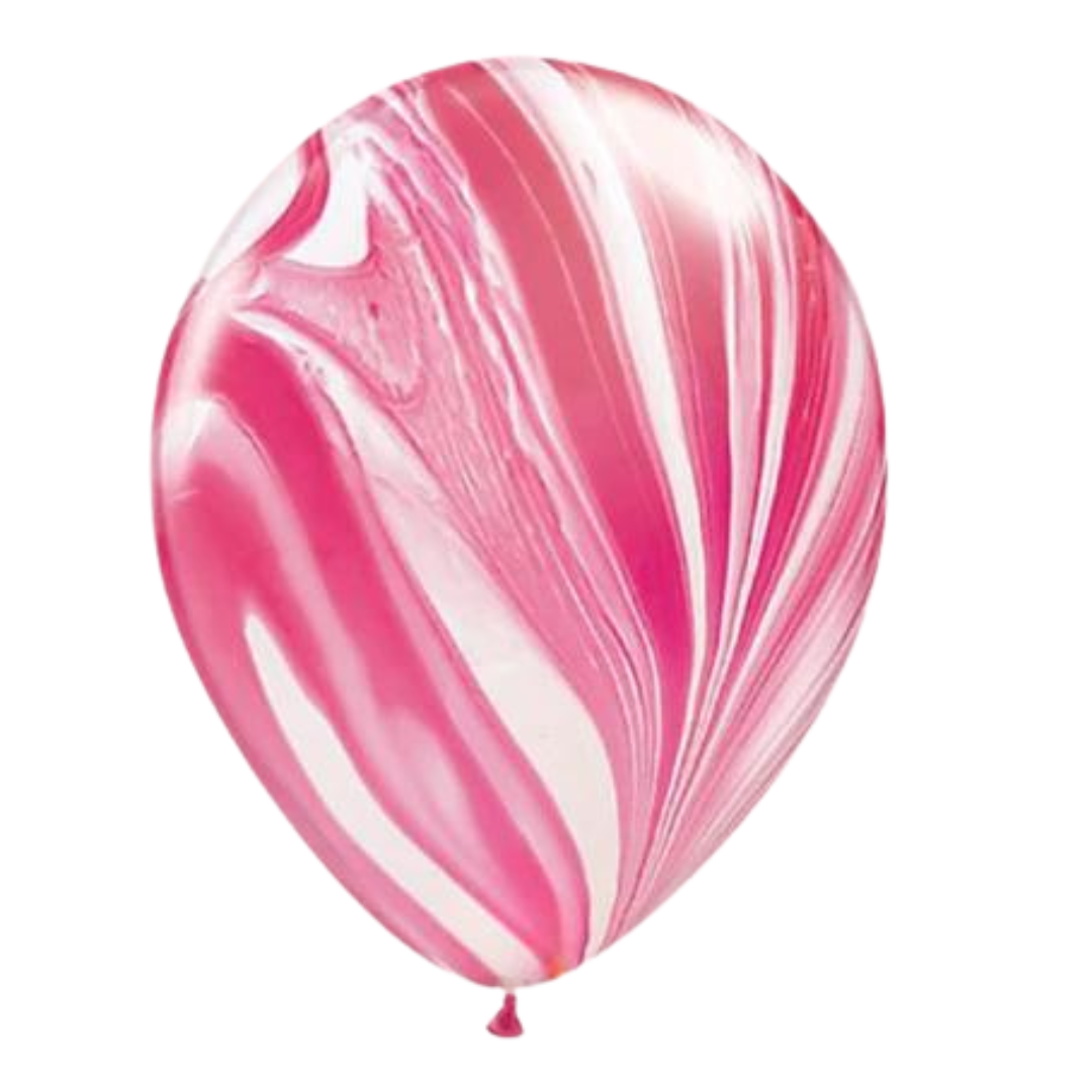 3 x 28cm Agate Latex Helium Balloons