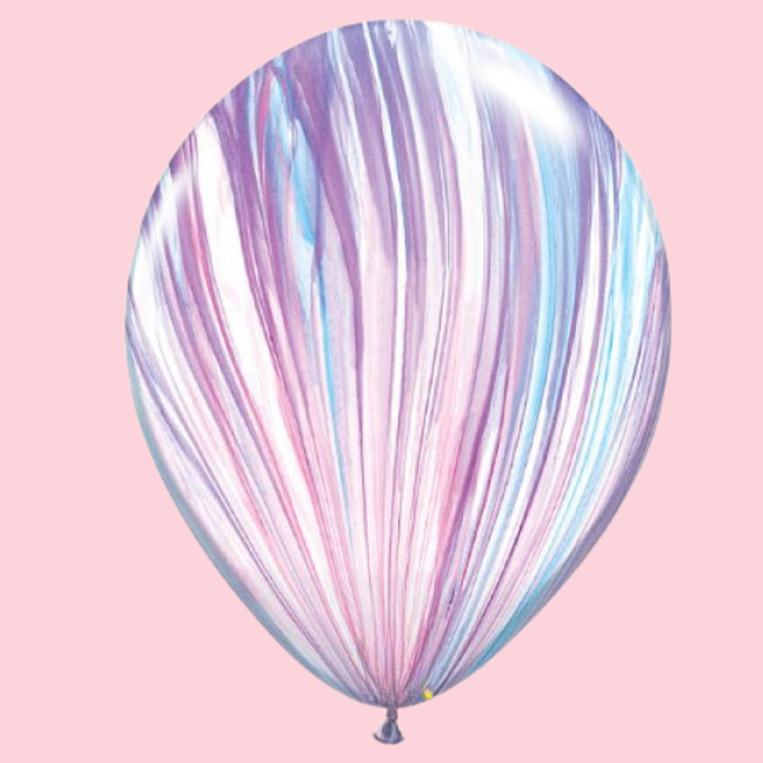 3 x 28cm Agate Latex Helium Balloons