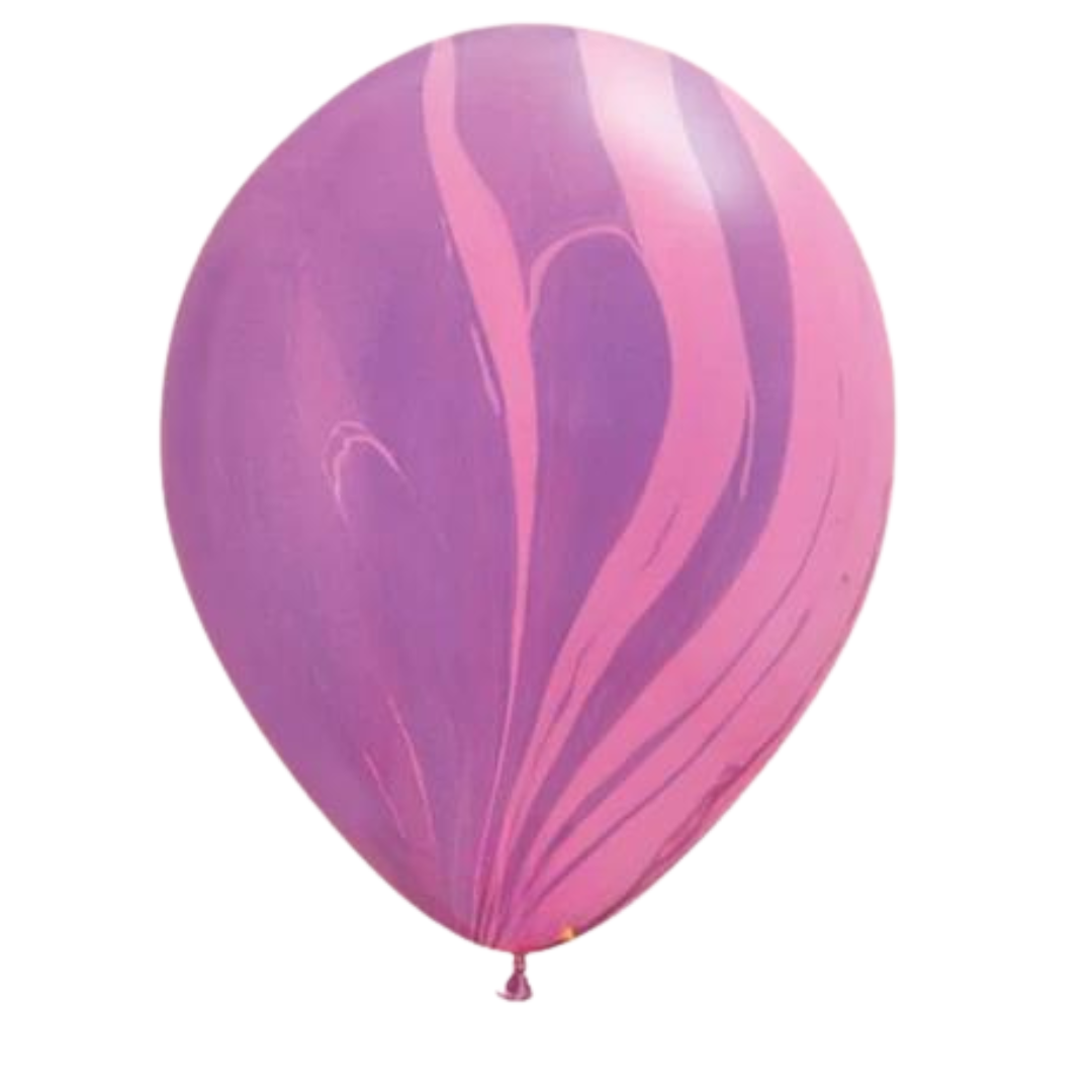 3 x 28cm Agate Latex Helium Balloons