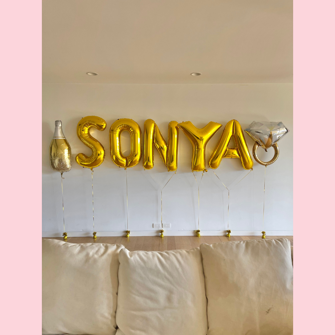 Letter Balloons