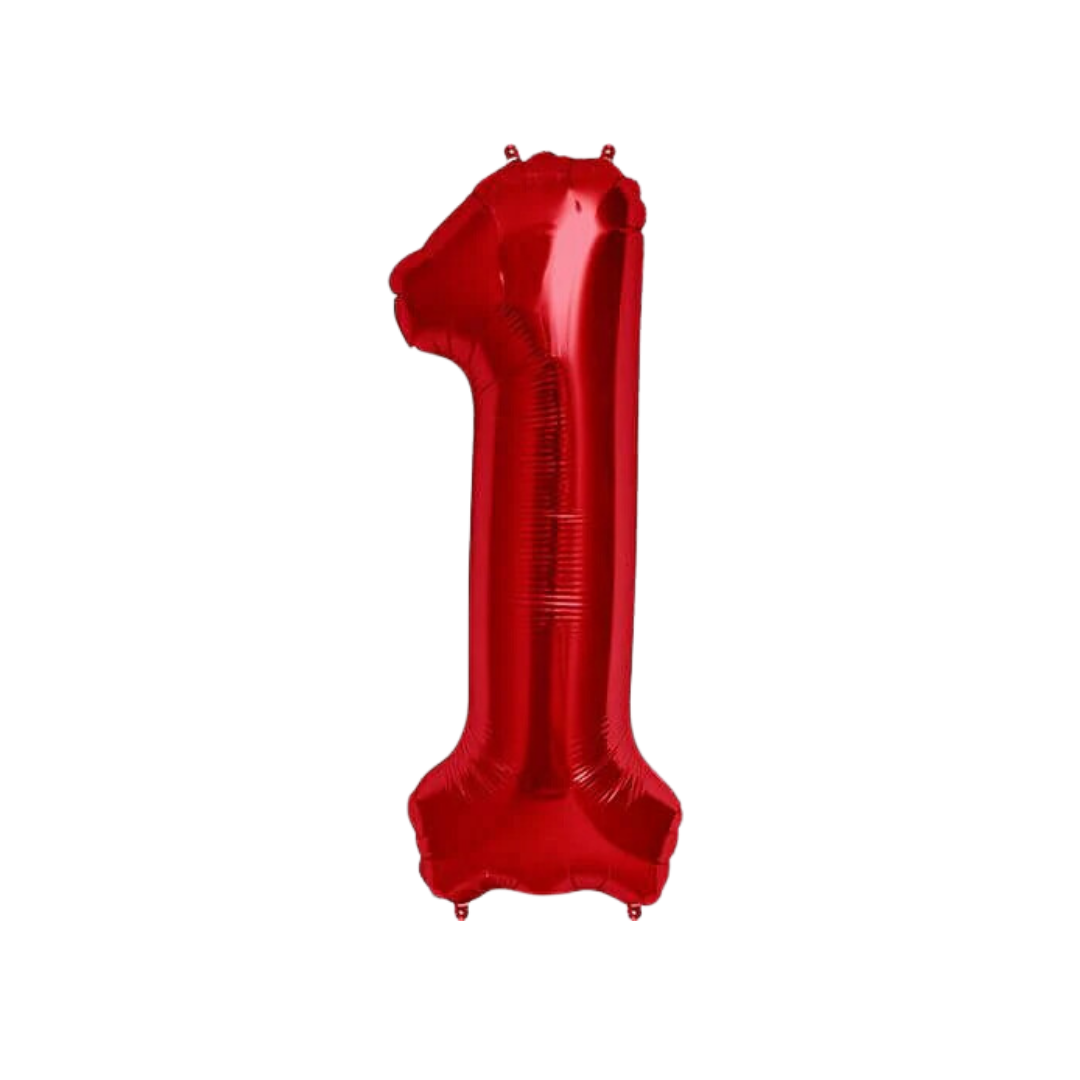 Number Balloon and 6 latex
