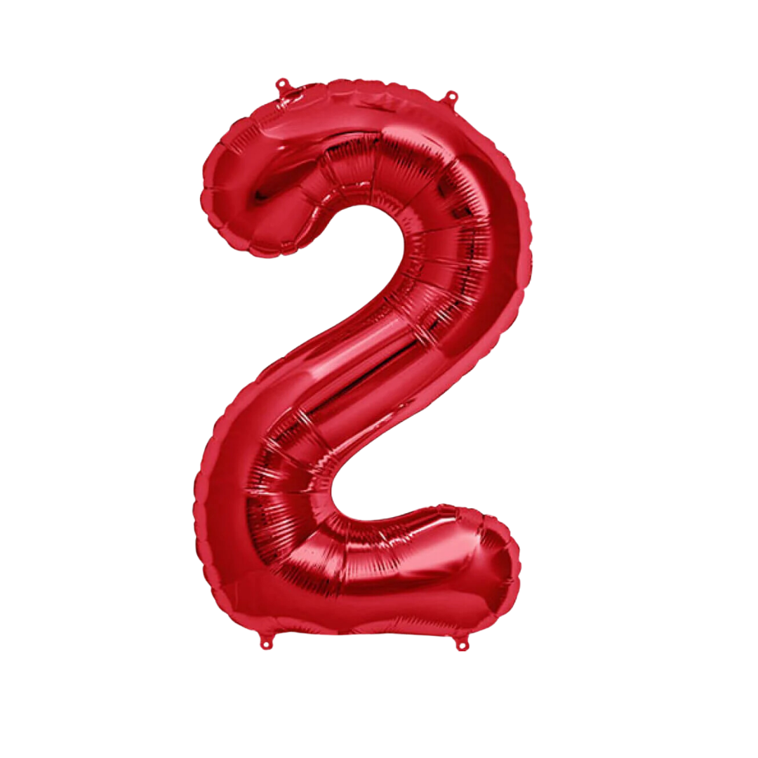 Number Balloon and 6 latex