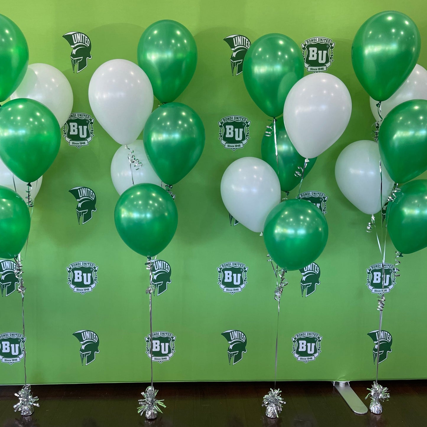 St Patrick's Day balloon bouquet