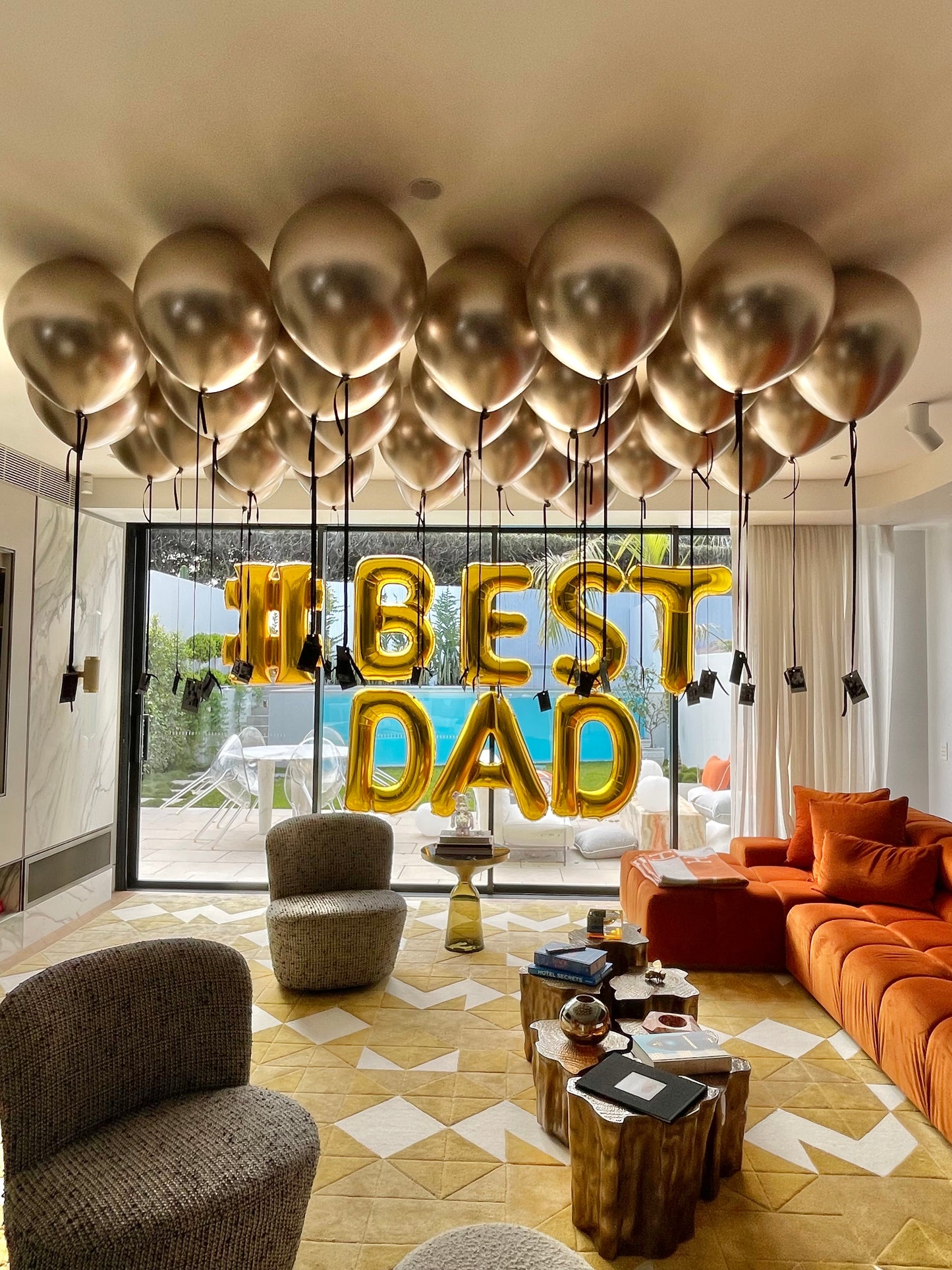 Gold Letter X Balloon - 86cm