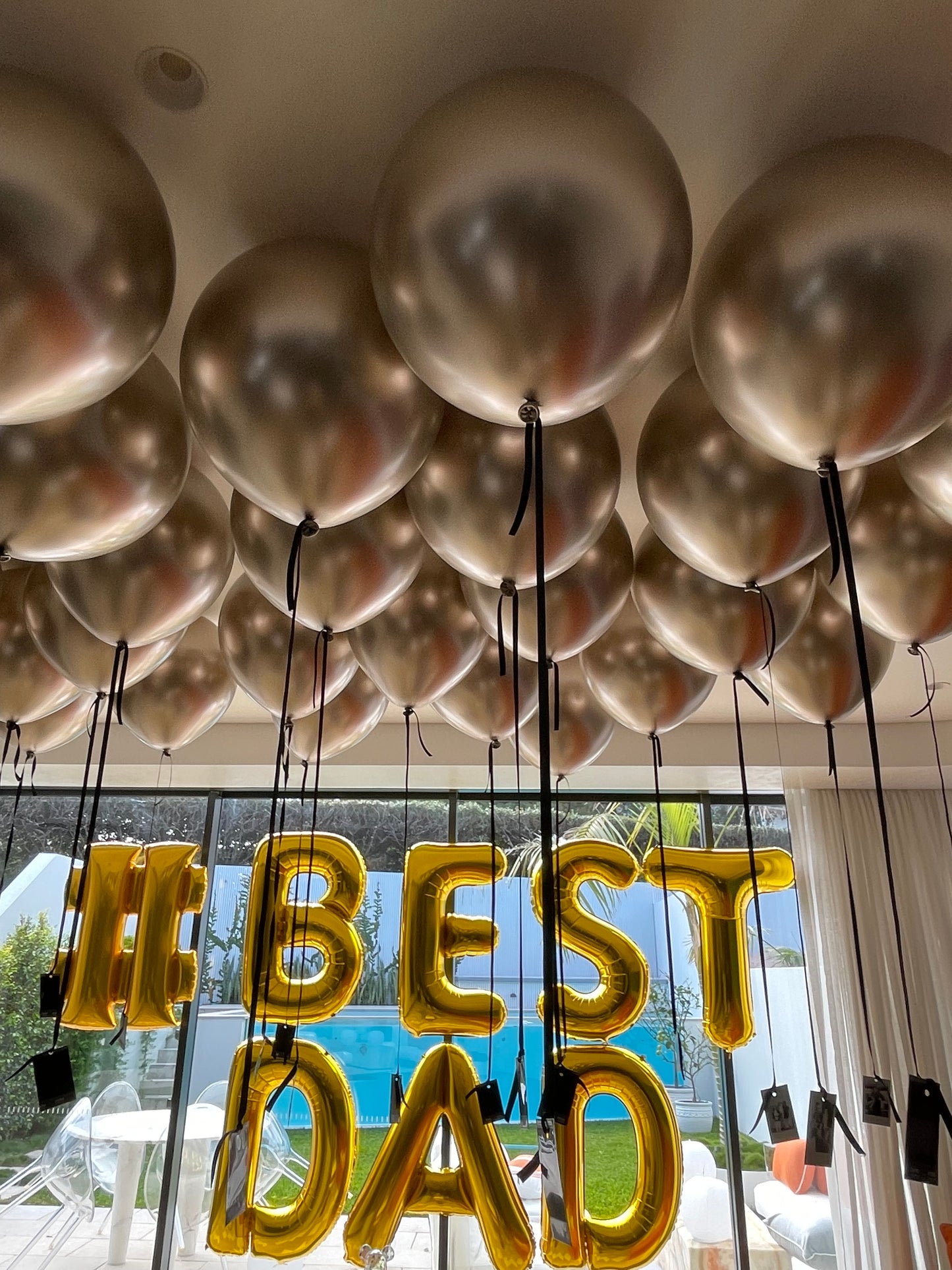 Gold Letter C Balloon - 86cm