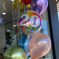 45cm Foil Balloon and 5 x 28cm Latex