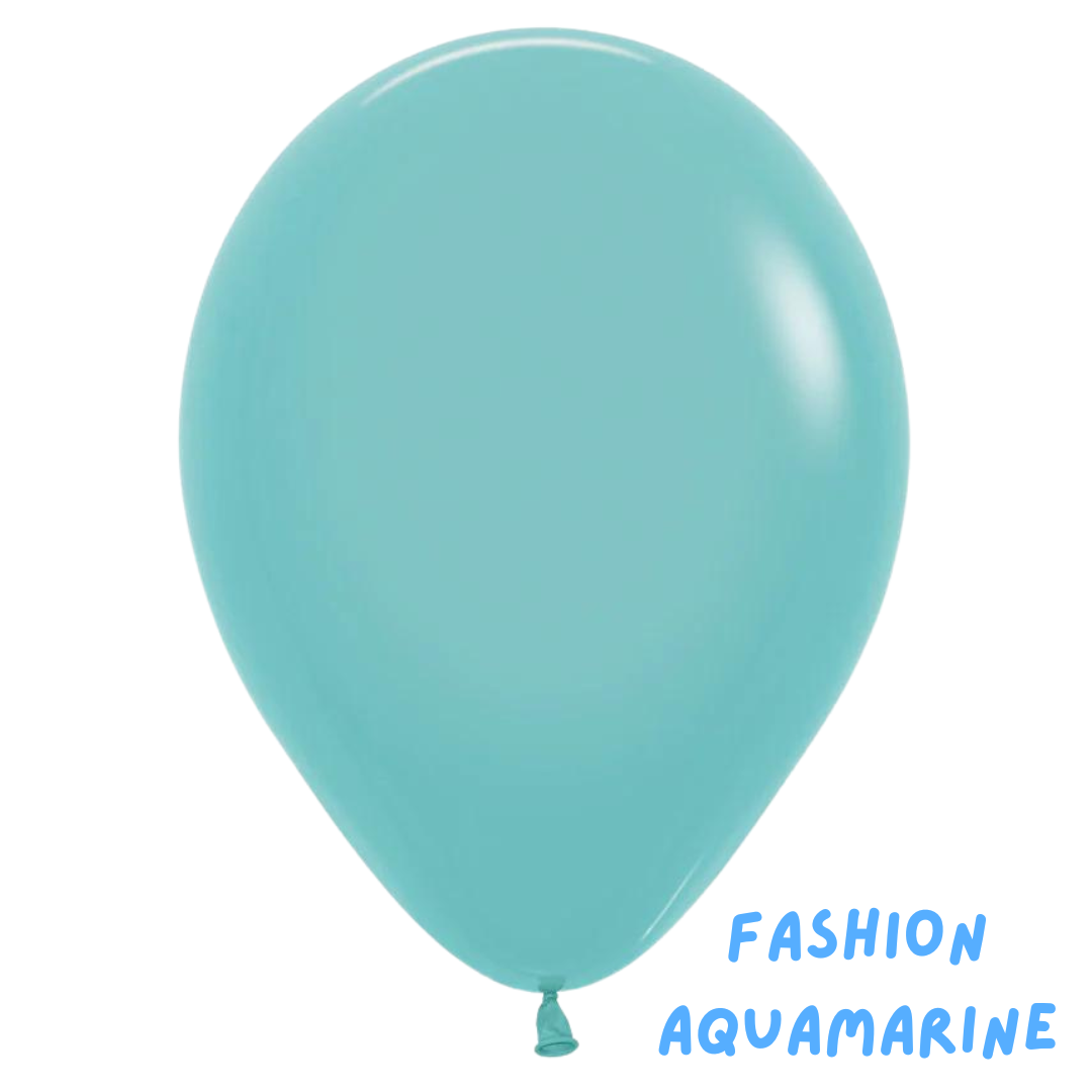 6 Latex Balloon Bouquet in fashion colours of your choice