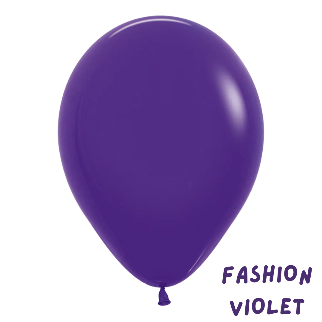 6 Latex Balloon Bouquet in fashion colours of your choice