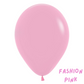 3 shades of pink - 12 x 28cm latex balloons