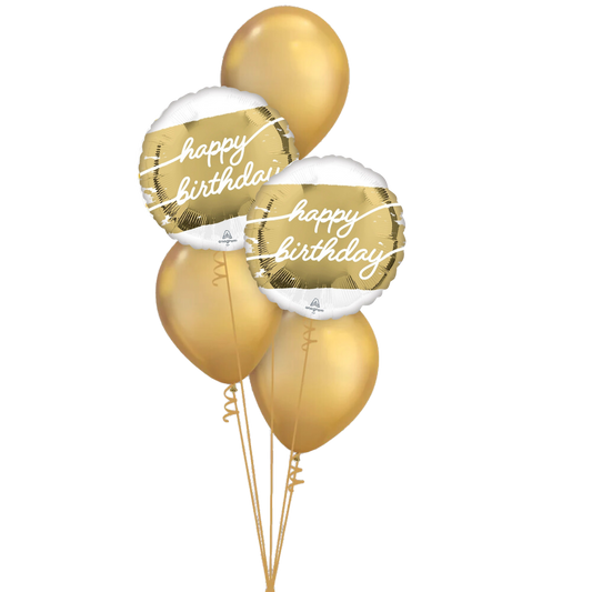 Glamorous Golden Birthday Bouquet